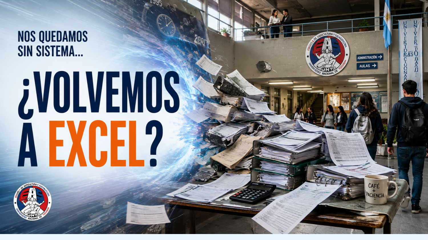 Nos quedamos sin sistema... ¿Volvemos a Excel?