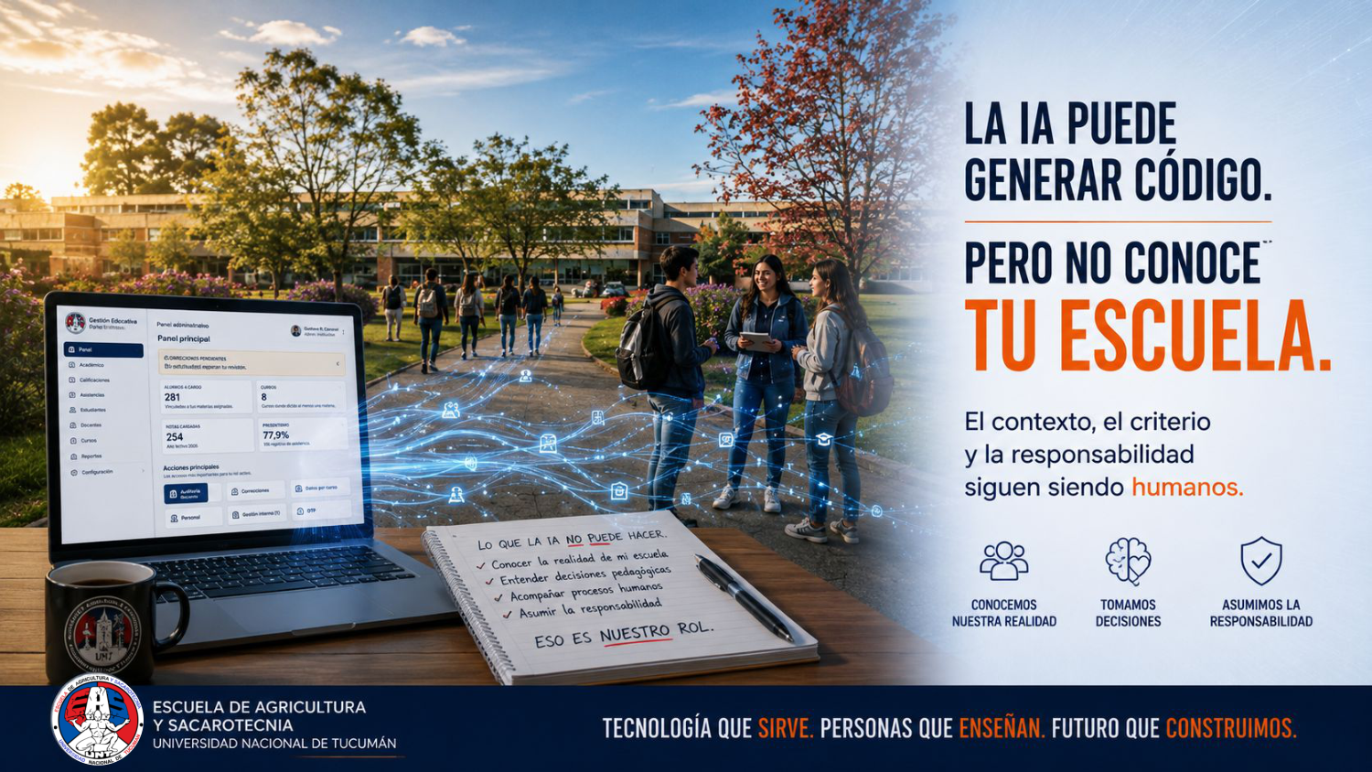 La IA puede generar código. Pero no conoce tu escuela.